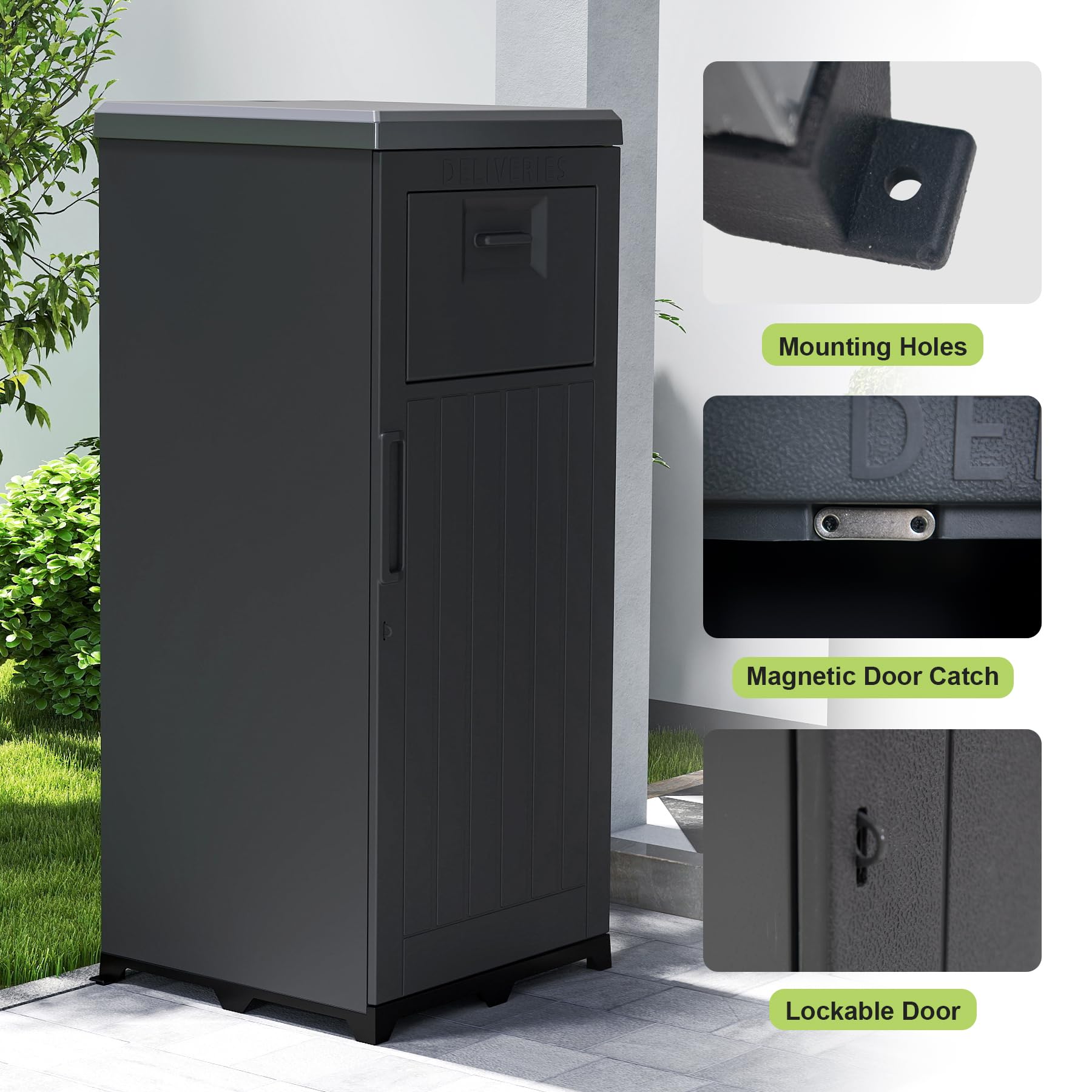 Cassetta per consegne di pacch - Outdoor Furniture Metal recensione e prezzo