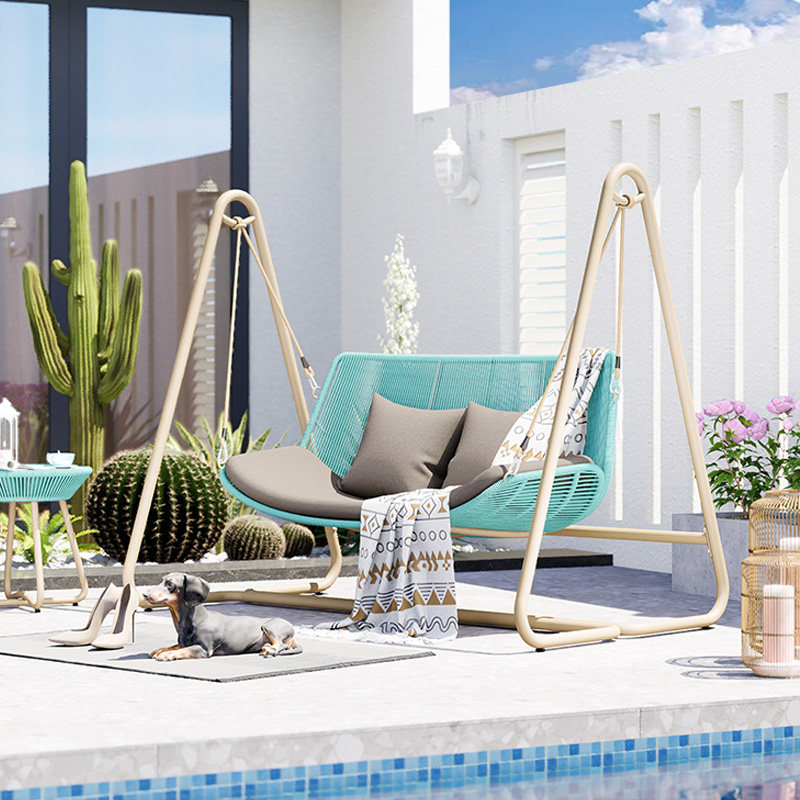 Dondolo da giardino a doppia s - Outdoor Furniture Wood recensione e prezzo